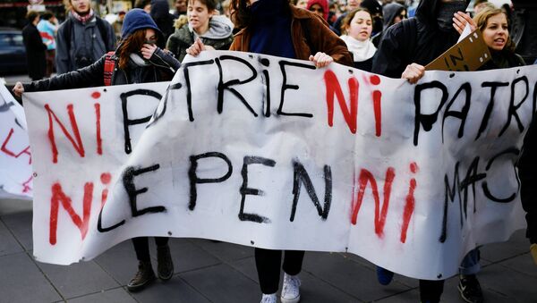 «Ni Le Pen, ni Macron»: une manifestation - Sputnik Afrique