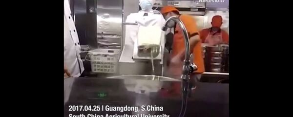 La Chine emploie un robot dans une cafétéria universitaire - Sputnik Afrique