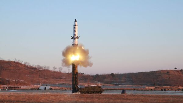 Un test de missile nord-coréen - Sputnik Afrique