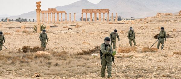 L'équipe de démineurs à Palmyre - Sputnik Afrique