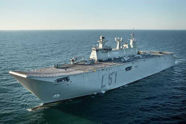 Le navire amiral de la marine espagnol Juan Carlos I - Sputnik Afrique