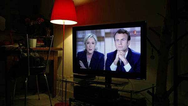 Macron et Le Pen - Sputnik Afrique