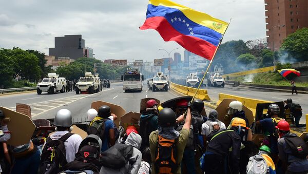 Manifestation à Caracas - Sputnik Afrique