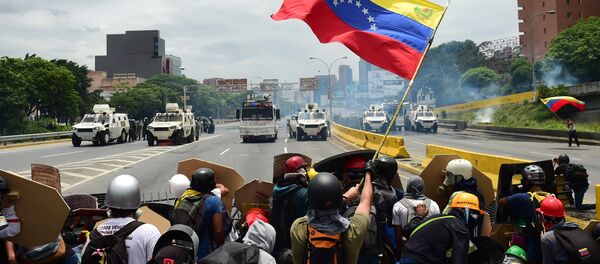 Manifestation à Caracas - Sputnik Afrique