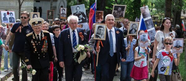Régiment immortel à Paris (archives) Régiment immortel à Paris (archives) - Sputnik Afrique