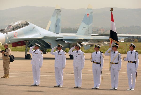 Sur la base aérienne de Hmeimim, on célèbre aussi la Journée de la Russie! - Sputnik Afrique