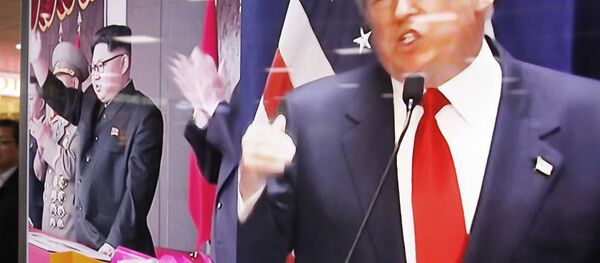 Kim Jong-un et Donald Trump Kim Jong-un et Donald Trump - Sputnik Afrique