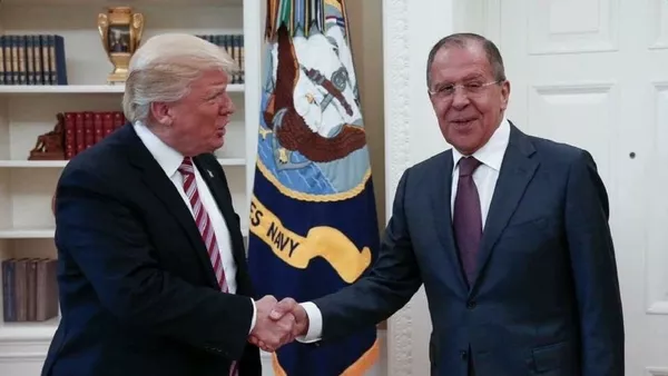Trump et Lavrov - Sputnik Afrique