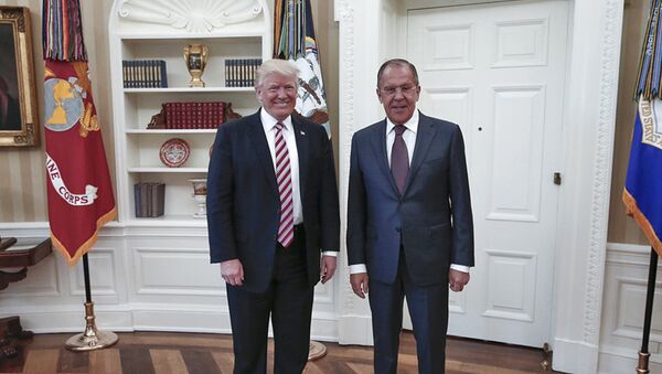 la rencontre entre Sergueï Lavrov et Donald Trump - Sputnik Afrique