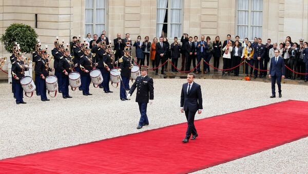 Emmanuel Macron à l'Élysée - Sputnik Afrique