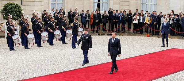 Emmanuel Macron à l'Élysée - Sputnik Afrique