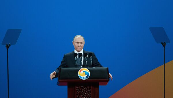 Vladimir Poutine intervient au sommet «Nouvelle route de la soie» à Pékin - Sputnik Afrique