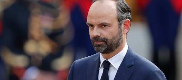Newly-appointed French Prime Minister Edouard Philippe attends a handover ceremony at the Hotel Matignon, in Paris, France, May 15, 2017 Newly-appointed French Prime Minister Edouard Philippe attends a handover ceremony at the Hotel Matignon, in Paris, France, May 15, 2017 - Sputnik Afrique
