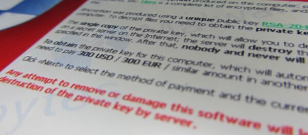Un logiciel à rançon en action - Sputnik Afrique