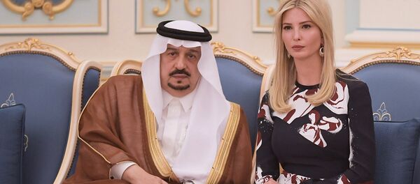 Ivanka Trump et roi Salmane ben Abdelaziz Al Saoud - Sputnik Afrique