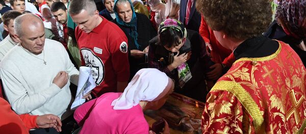 Arrivée des reliques de Saint Nicolas à Moscou - Sputnik Afrique
