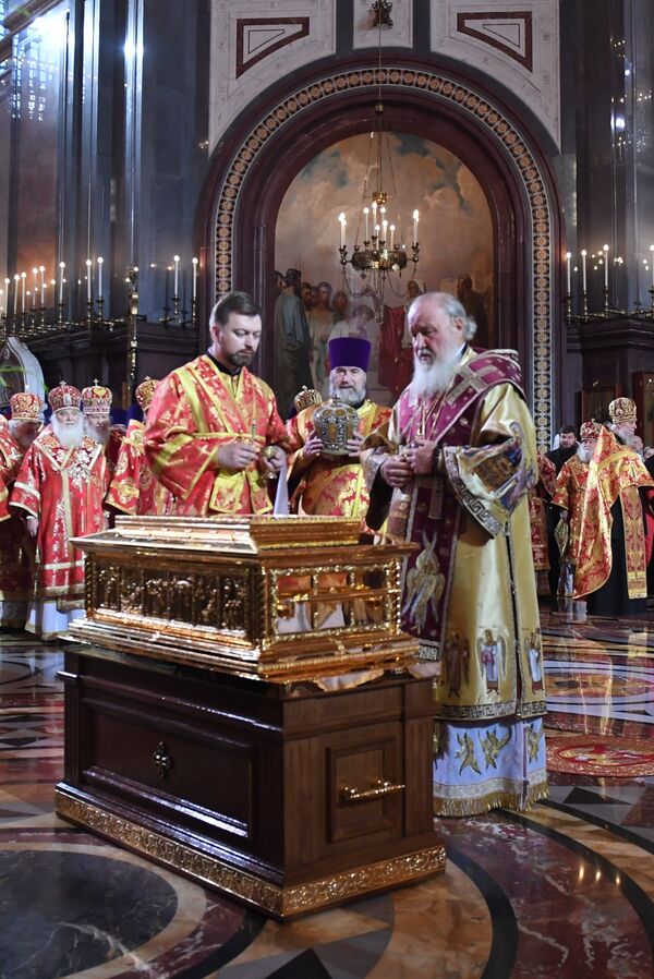 Arrivée des reliques de Saint Nicolas à Moscou - Sputnik Afrique