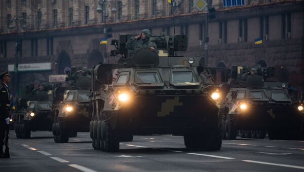 Военный парад по случаю 25-летней годовщины со Дня Независимости Украины - Sputnik Afrique