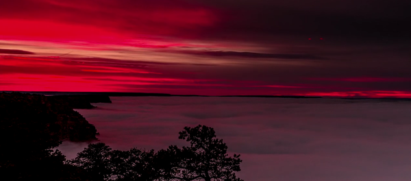 À couper le souffle : quand des vagues de nuages tombent sur le Grand Canyon - Sputnik Afrique