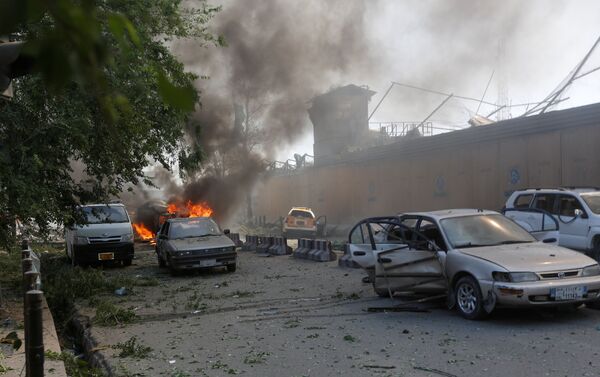 Le lieu de l'attentat à Kaboul - Sputnik Afrique