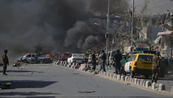Место взрыва в Кабуле - Sputnik Afrique