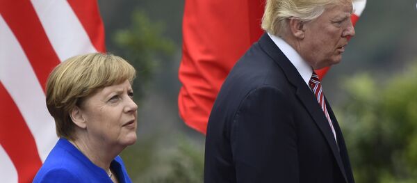 Donald Trump et Angela Merkel Donald Trump et Angela Merkel - Sputnik Afrique