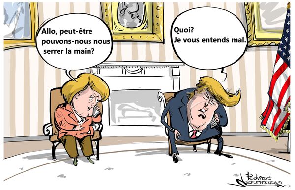 Trump aux leaders mondiaux: appelez-moi sur mon portable Trump aux leaders mondiaux: appelez-moi sur mon portable - Sputnik Afrique