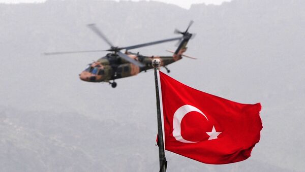 Un hélicoptère des Forces armées turques - Sputnik Afrique