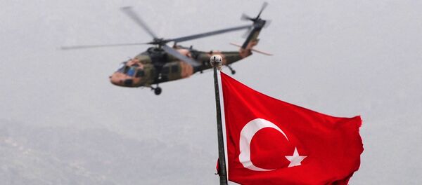 Un hélicoptère des Forces armées turques - Sputnik Afrique