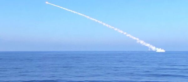 Tir d'un missile Kalibr - Sputnik Afrique