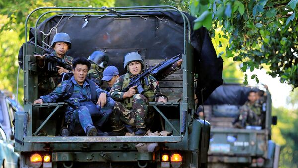 Les militaires philippins à Marawi - Sputnik Afrique