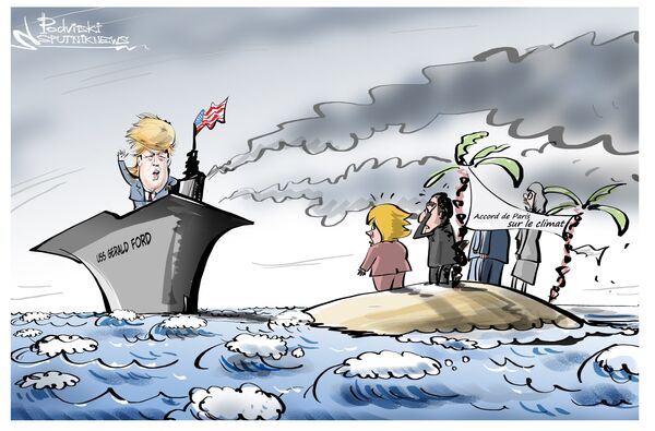 Les États-Unis sortent de l'Accord de Paris sur le climat Les États-Unis sortent de l'Accord de Paris sur le climat - Sputnik Afrique