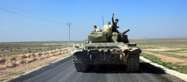 Troupes syrienes près de Khanasser - Sputnik Afrique