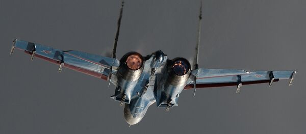 Un Su-27 en vol - Sputnik Afrique