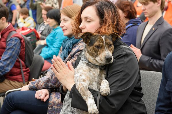 La première cérémonie bouddhiste de bénédiction des animaux à Moscou - Sputnik Afrique