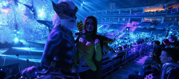 La cérémonie d’ouverture du tournoi EPICENTER au Palais des Glaces VTB, à Moscou. - Sputnik Afrique