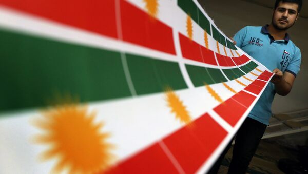 Drapeau kurdes - Sputnik Afrique