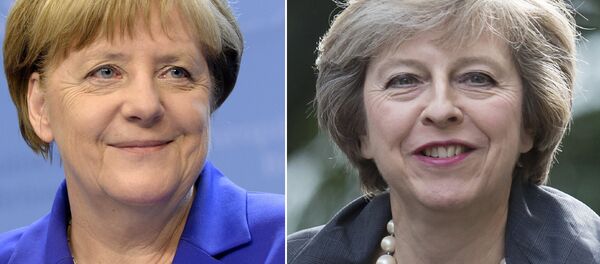 May rassure Merkel, le Brexit ne sera pas retardé - Sputnik Afrique
