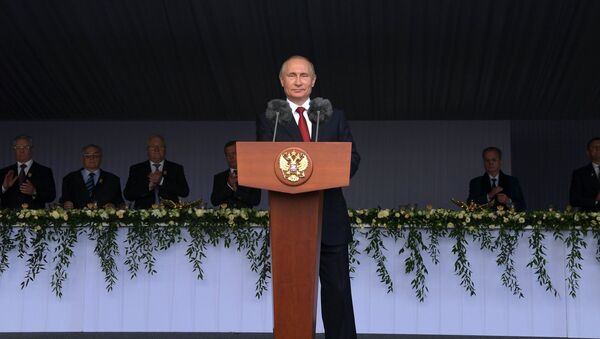 Торжественный прием в Кремле в честь Дня России - Sputnik Afrique