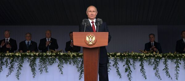 Торжественный прием в Кремле в честь Дня России - Sputnik Afrique