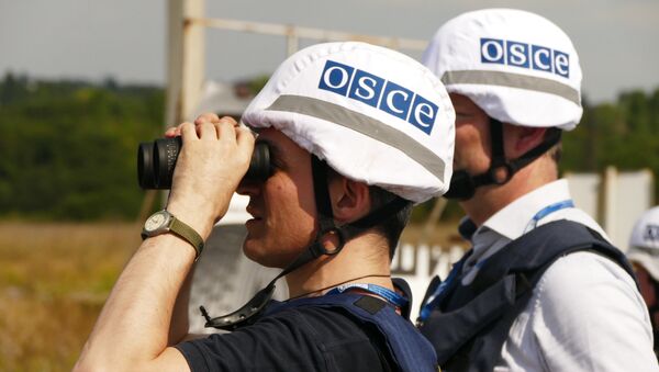 Des observateurs de l'OSCE au Donbass - Sputnik Afrique