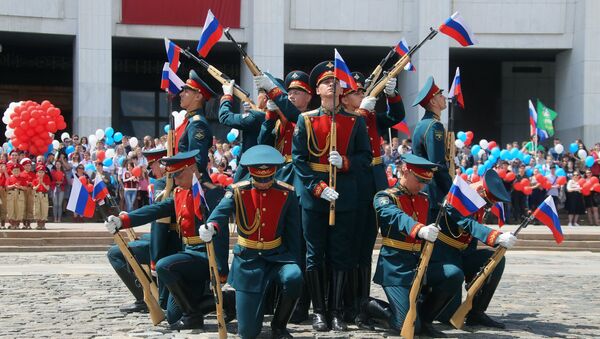 Празднование Дня России в Москве - Sputnik Afrique