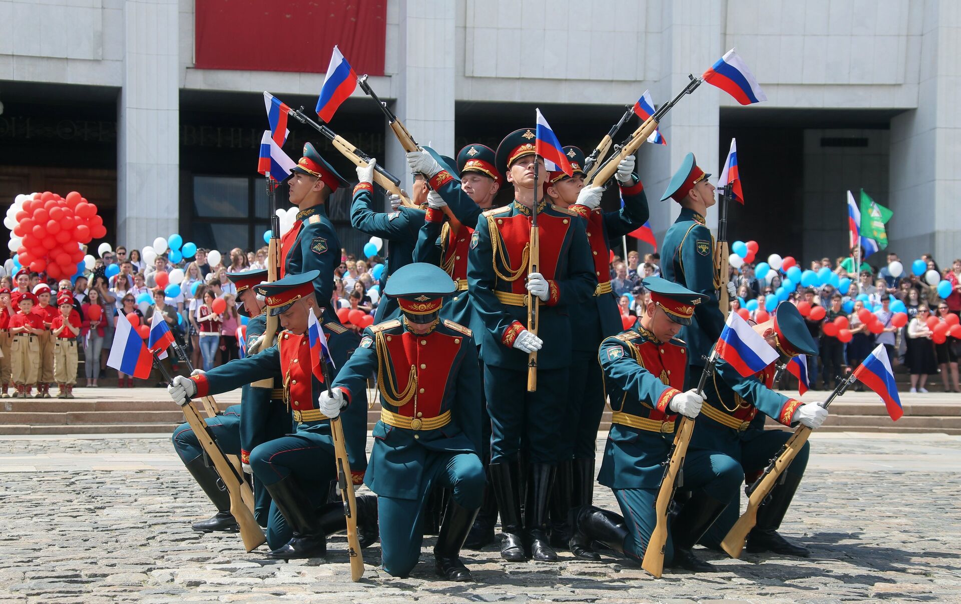 Празднование дня России в Москве