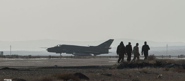 Un chasseur syrien Su-22 - Sputnik Afrique