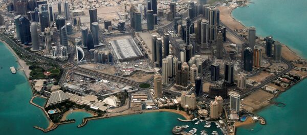 FILE PHOTO - An aerial view of Doha's diplomatic area March 21, 2013. - Sputnik Afrique