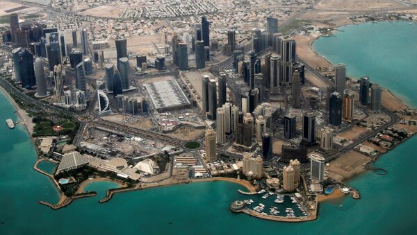 FILE PHOTO - An aerial view of Doha's diplomatic area March 21, 2013. - Sputnik Afrique