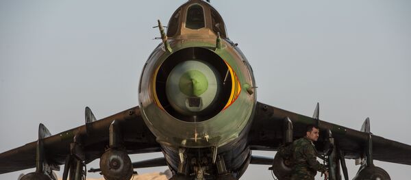 Un Su-22 de la Fuerza Aérea Siria - Sputnik Afrique