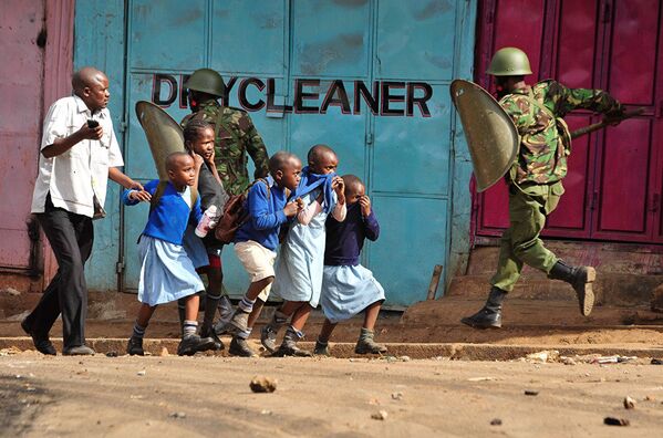 Les protestations d’opposition, par le photographe kenyan Kevin Midigo. - Sputnik Afrique