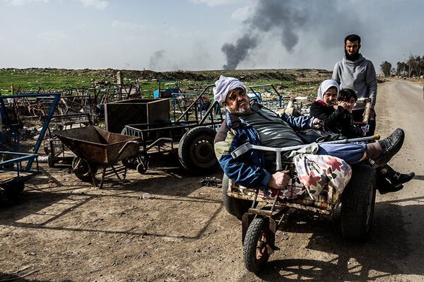 Un cliché de la série L’opération de Mossoul, Irak, par le photographe italien Alessandro Rota. - Sputnik Afrique