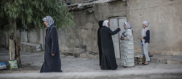 Dans la ville syrienne de Ghouta - Sputnik Afrique